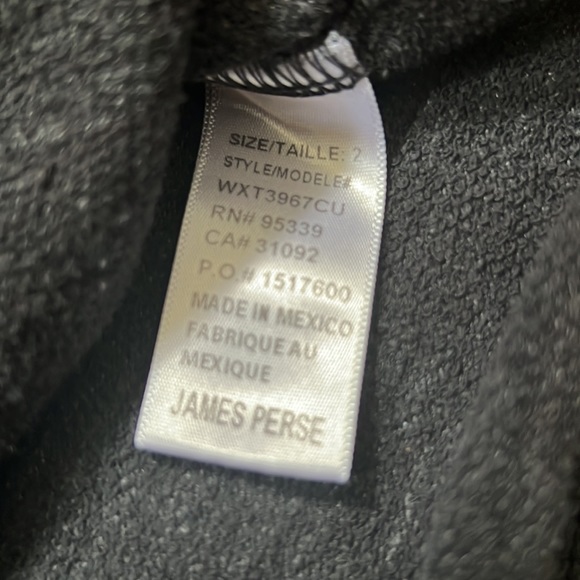 STANDARD James Perse long sleeve cowl top in charcoal grey 
Size 2/ small-medium - Picture 7 of 15